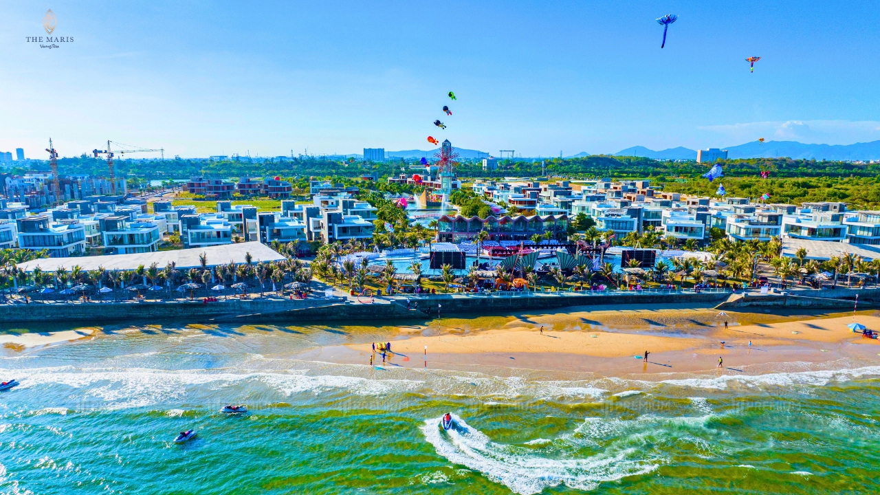 Hơn 600m bãi biển tại dự án The Maris Vũng Tàu