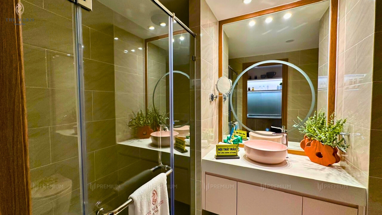 Phòng tắm nhà mẫu căn hộ The Maris Vũng Tàu